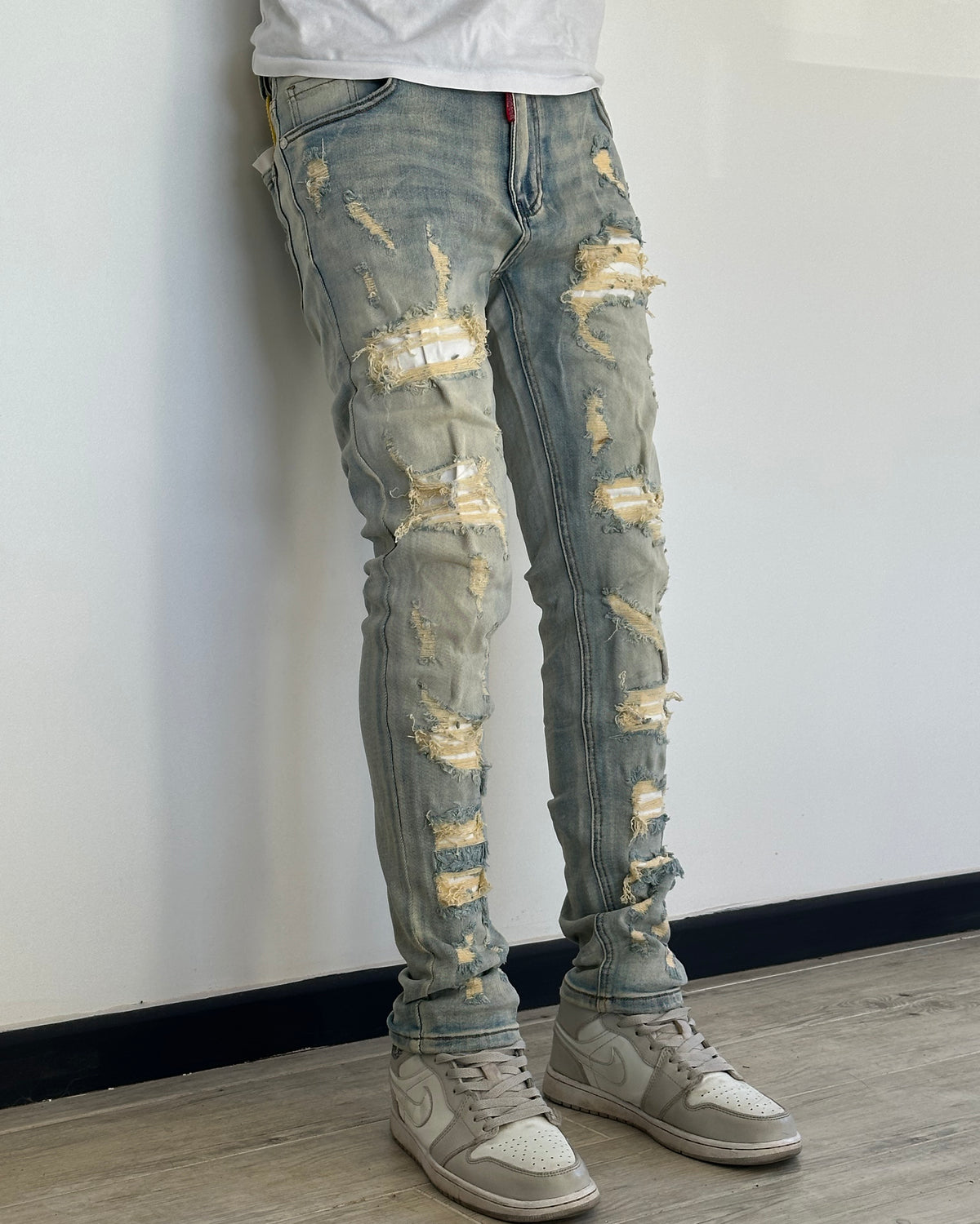 Jean M.Star Dirty Wash Patch