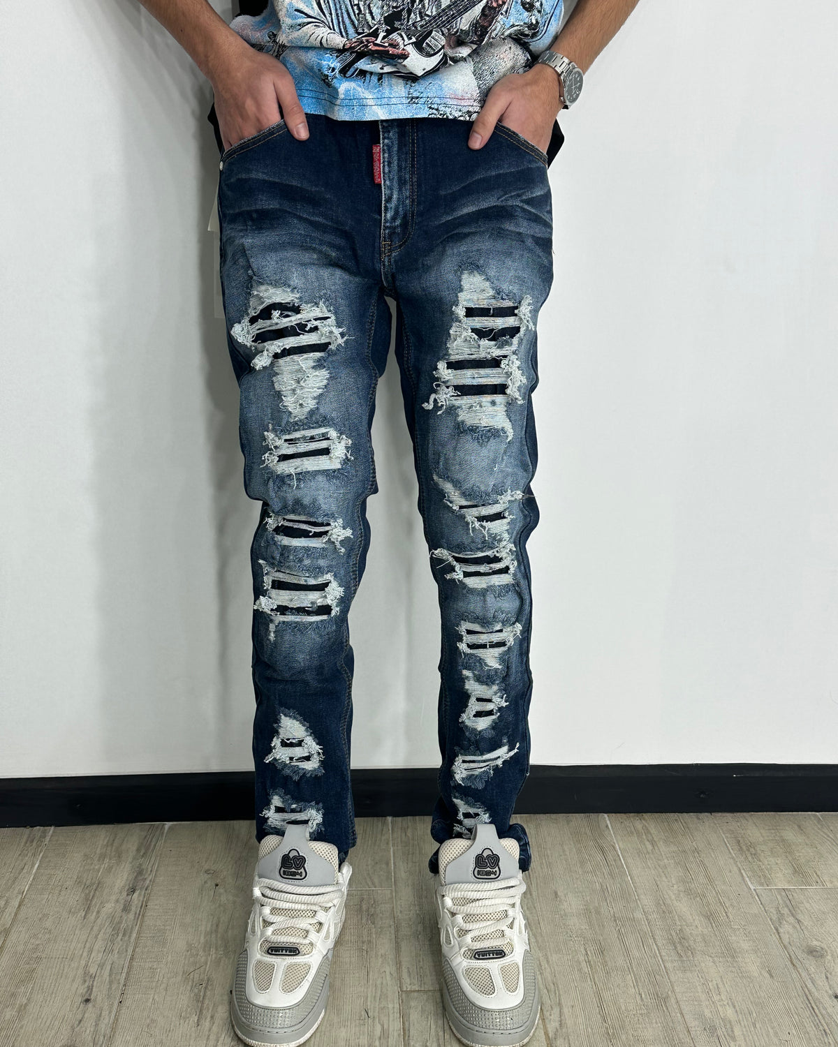 Jean Indigo Patch M.Star