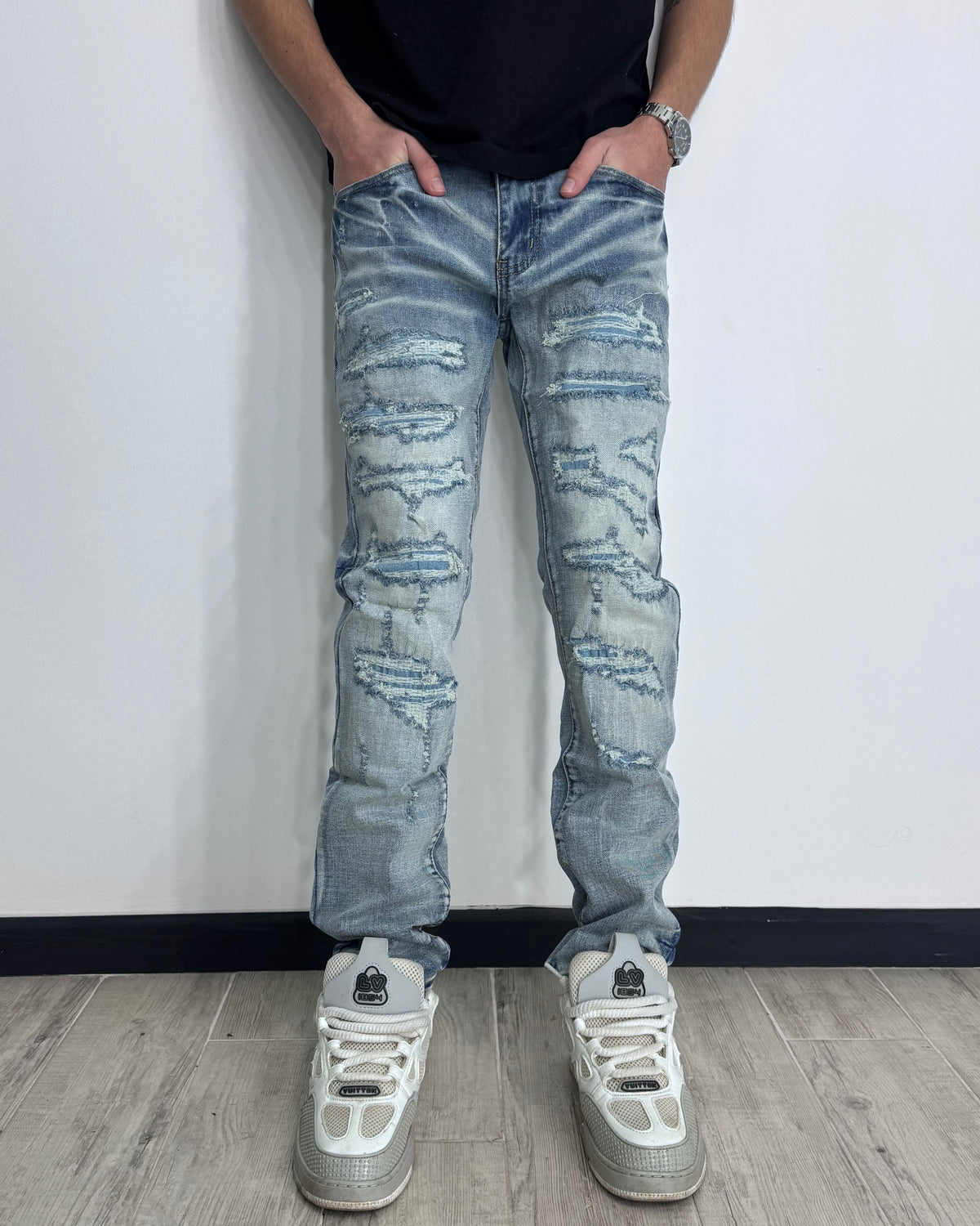 Jean Ripped Light Blue